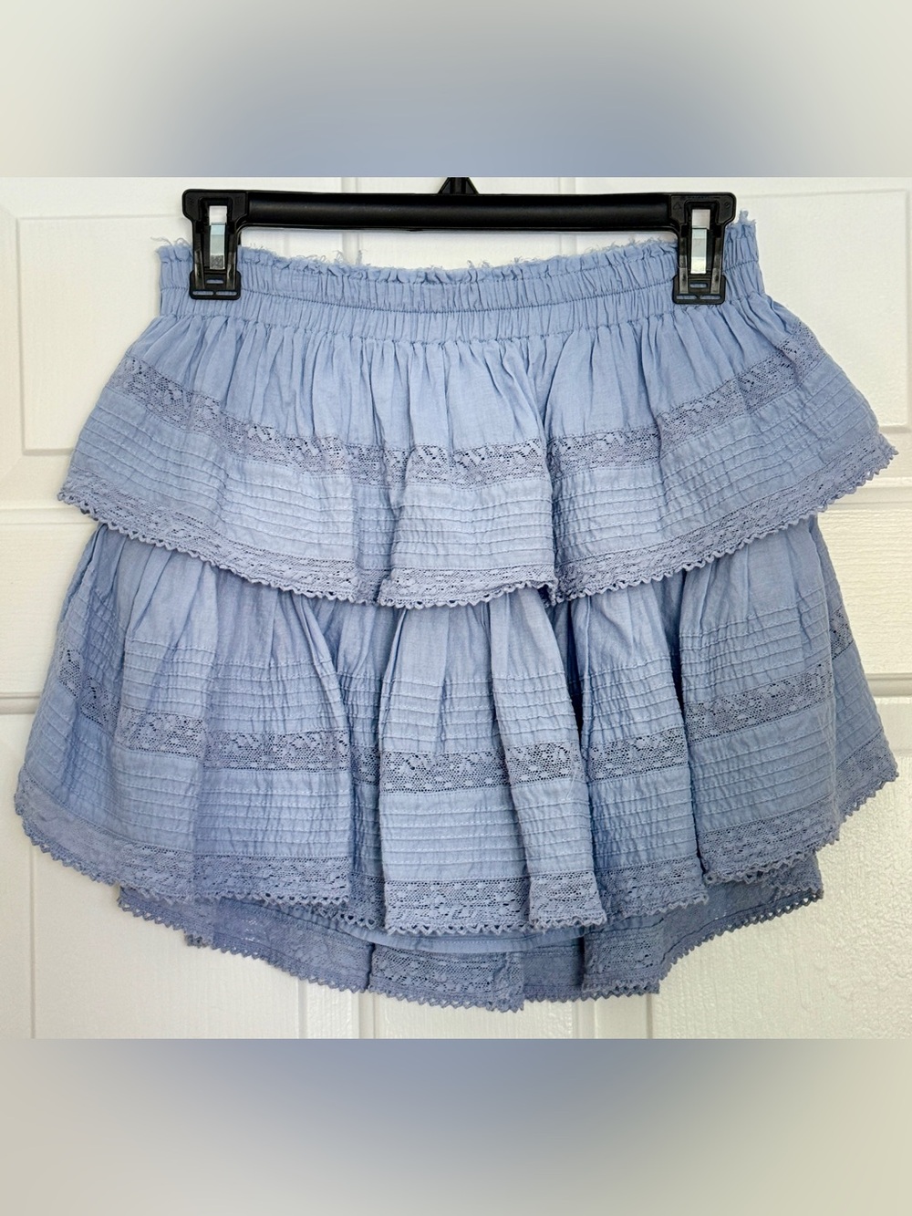 LoveShackFancy Heather Blue Ruffle Mini
Sz XS - Picture 3 of 6